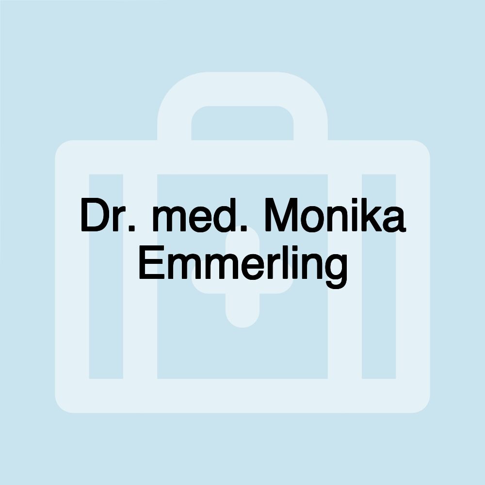 Dr. med. Monika Emmerling