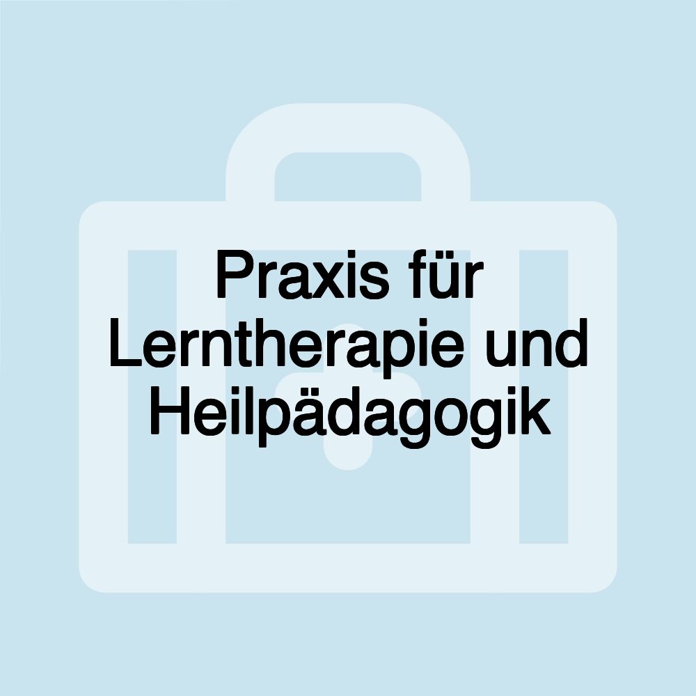 Praxis für Lerntherapie und Heilpädagogik