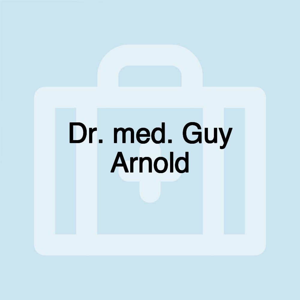 Dr. med. Guy Arnold