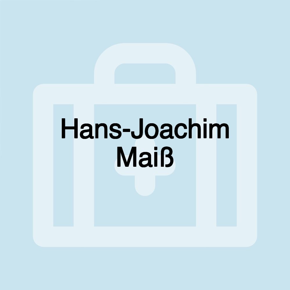 Hans-Joachim Maiß