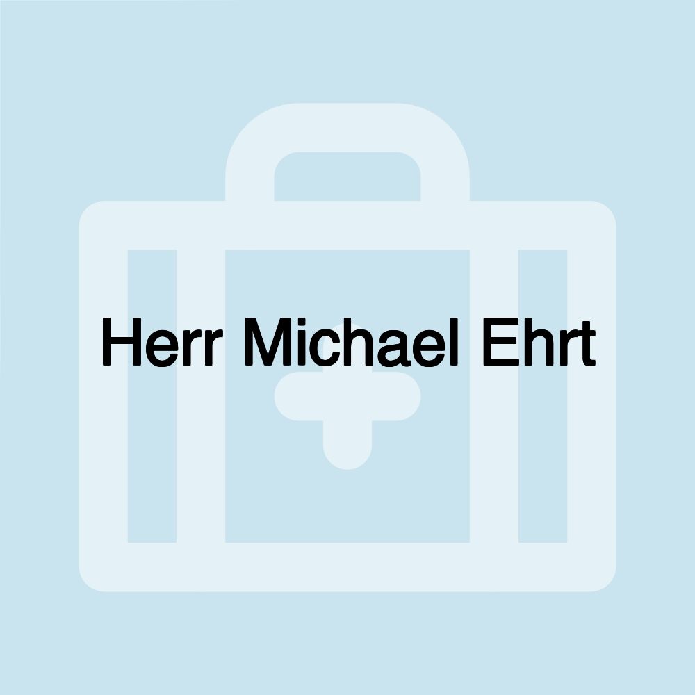 Herr Michael Ehrt