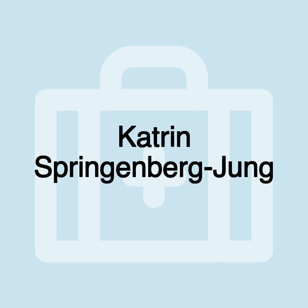 Katrin Springenberg-Jung