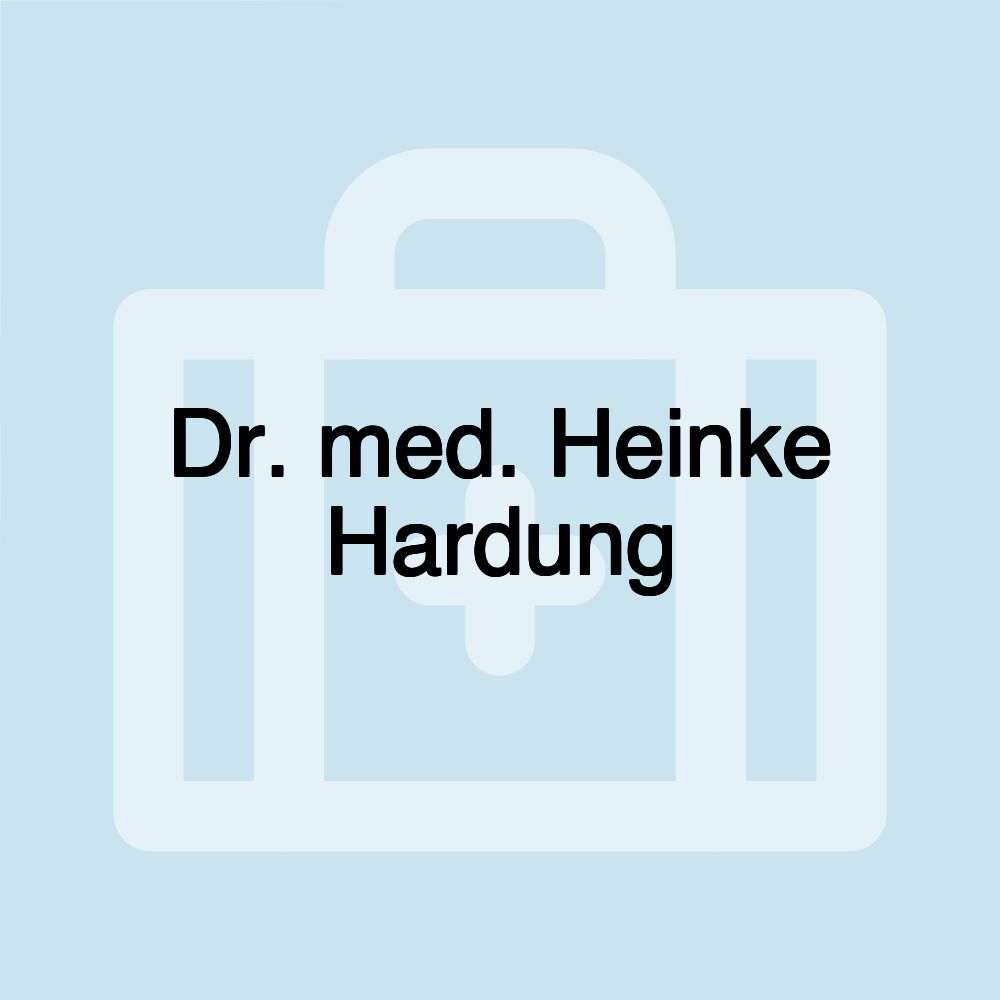 Dr. med. Heinke Hardung