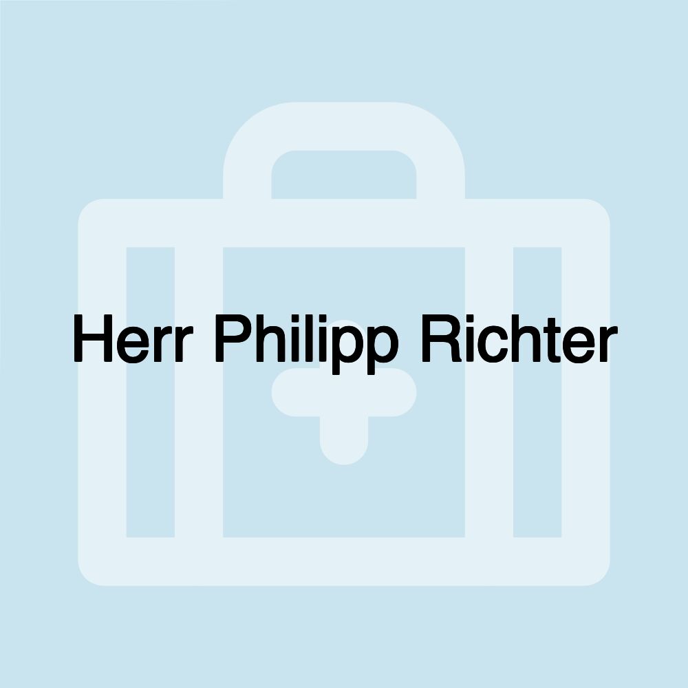 Herr Philipp Richter