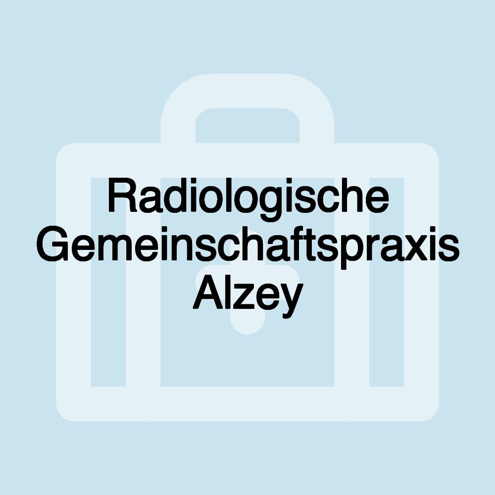 Radiologische Gemeinschaftspraxis Alzey