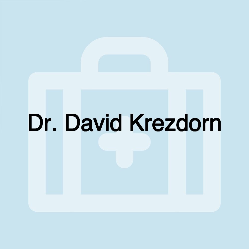 Dr. David Krezdorn