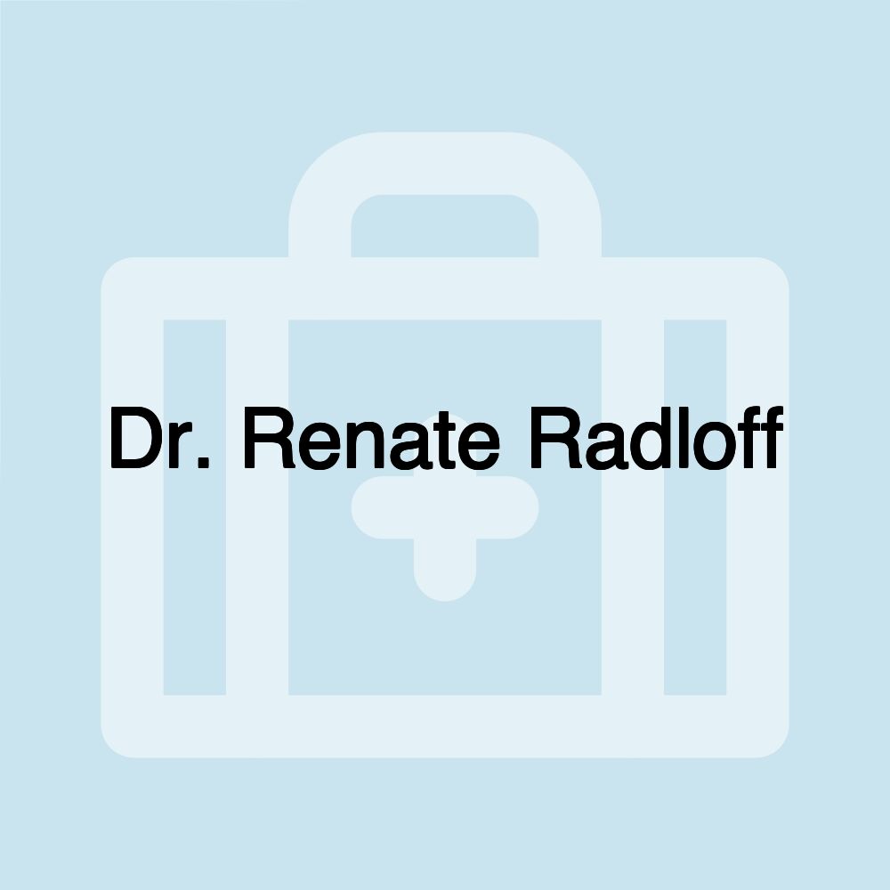 Dr. Renate Radloff