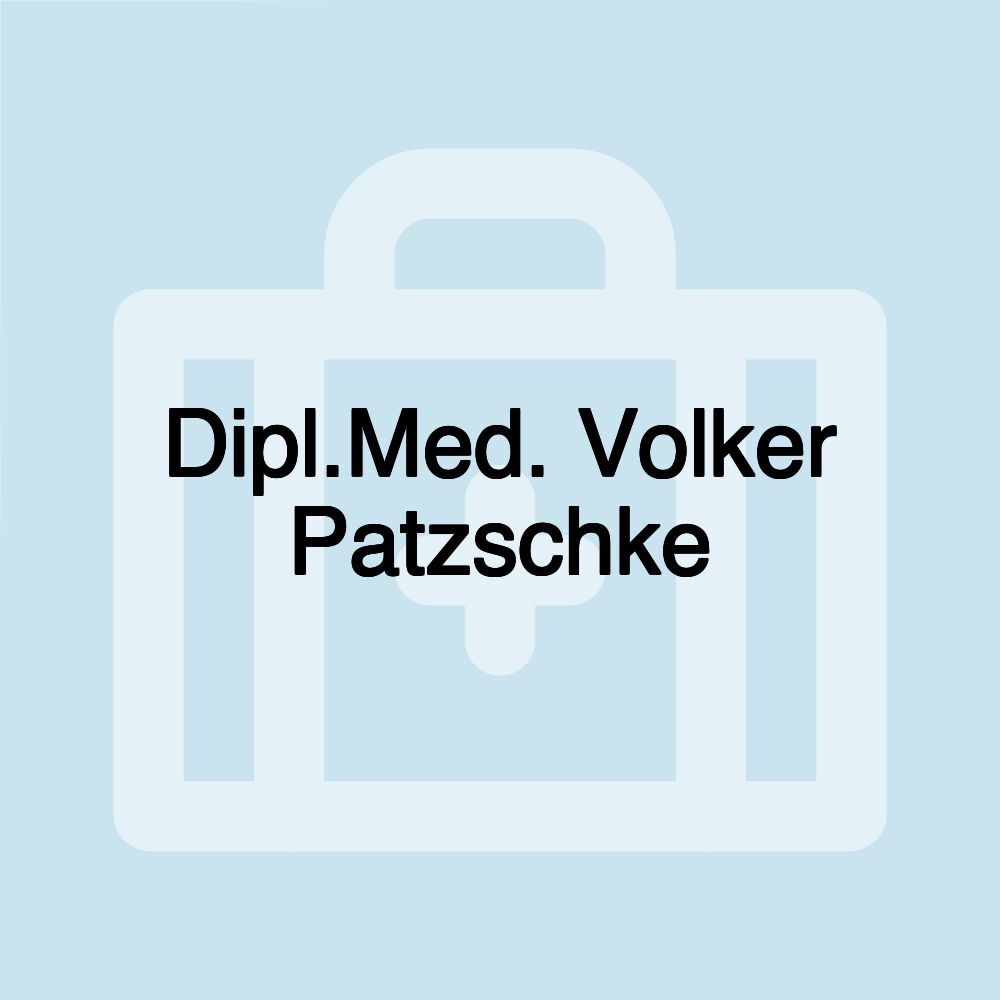 Dipl.Med. Volker Patzschke