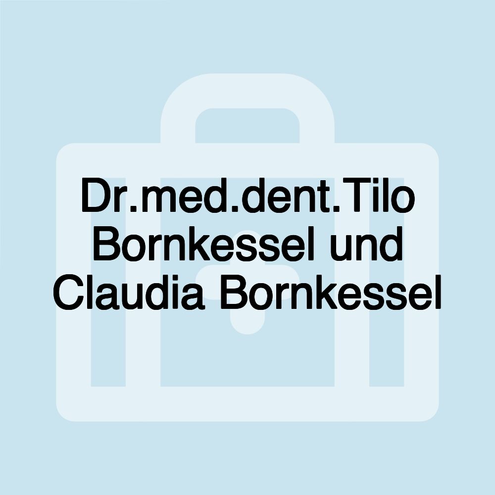 Dr.med.dent.Tilo Bornkessel und Claudia Bornkessel