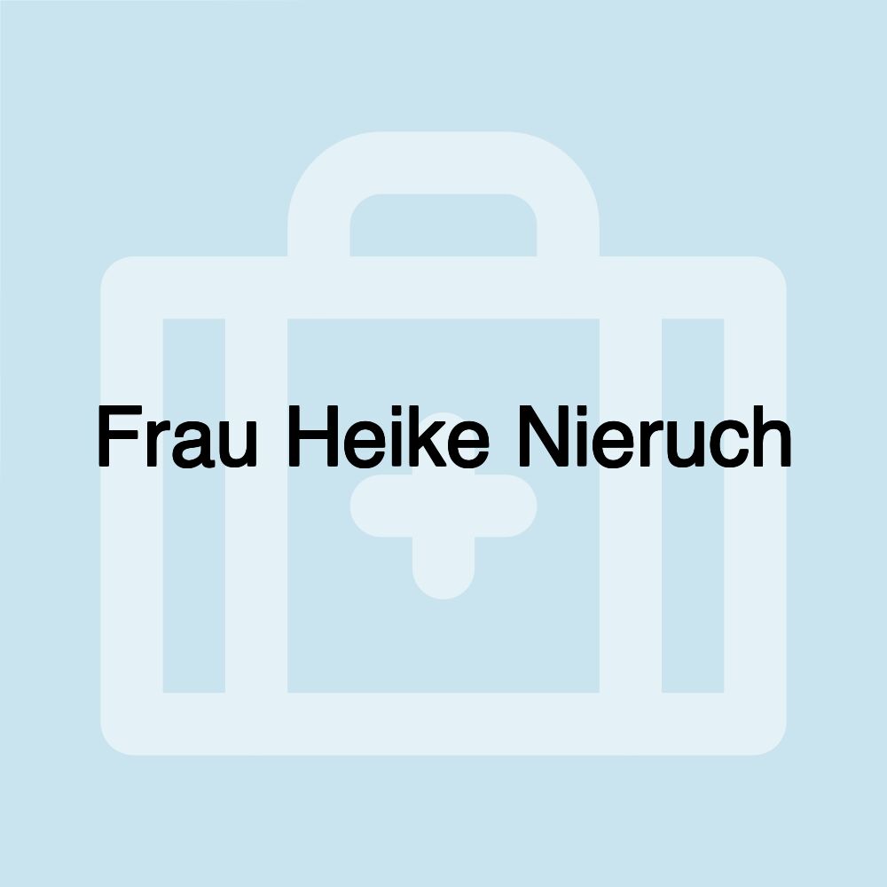 Frau Heike Nieruch