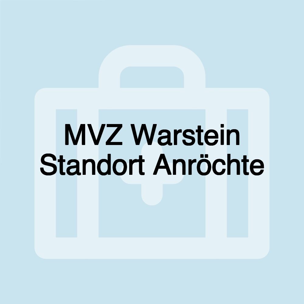 MVZ Warstein Standort Anröchte