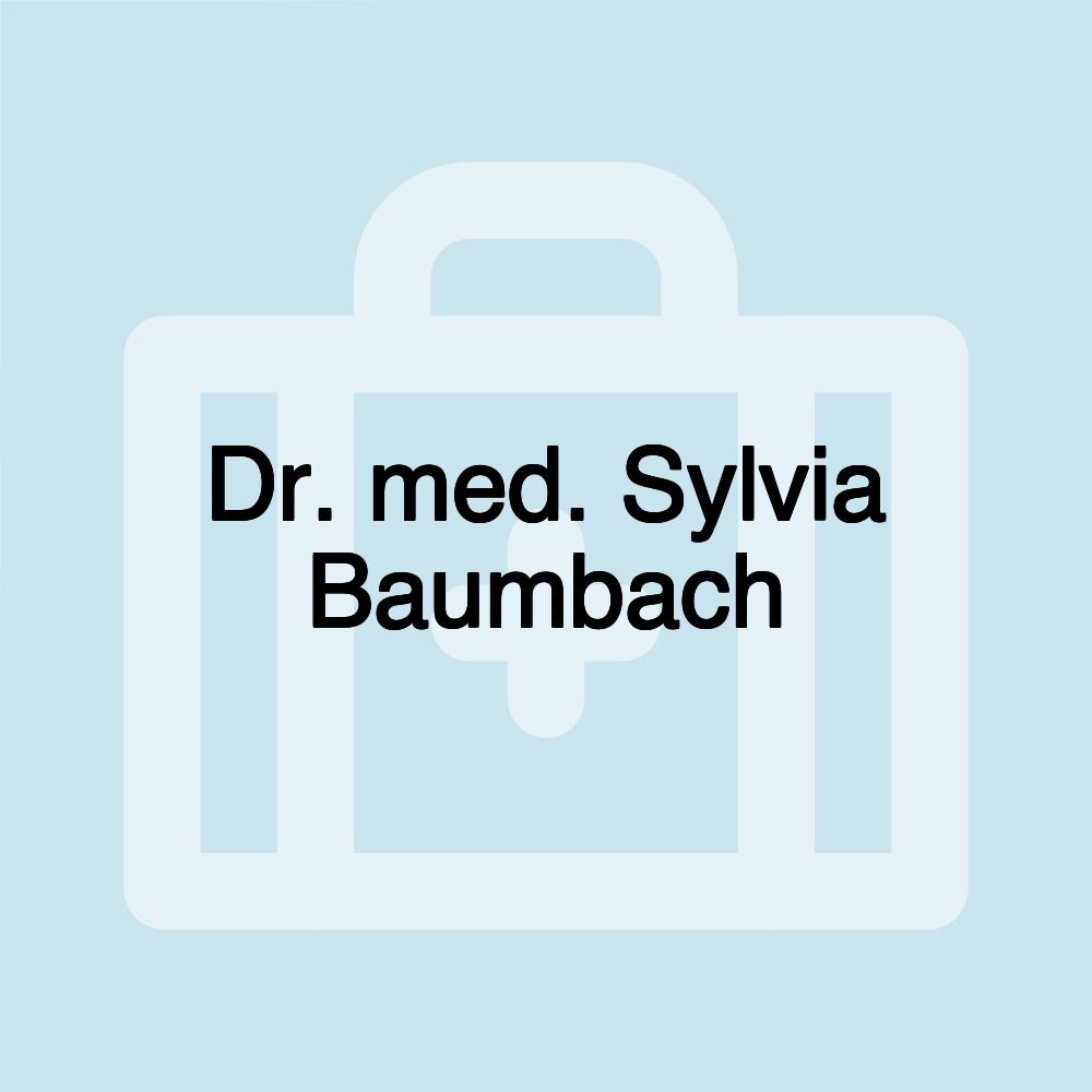 Dr. med. Sylvia Baumbach