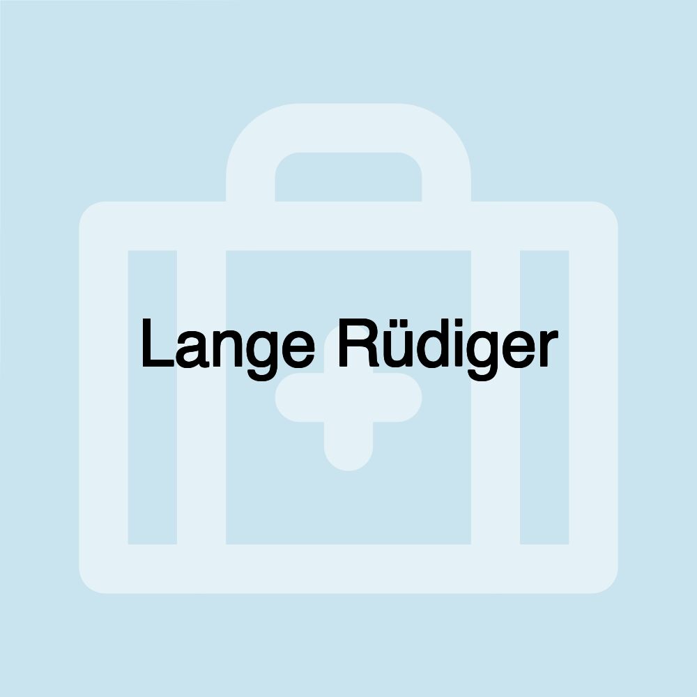 Lange Rüdiger