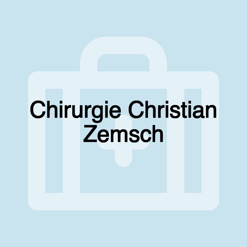 Chirurgie Christian Zemsch