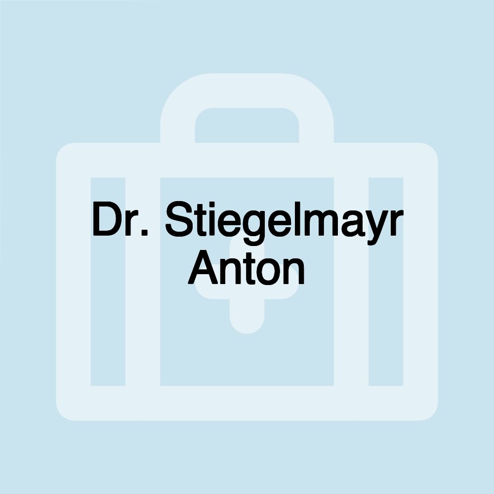 Dr. Stiegelmayr Anton