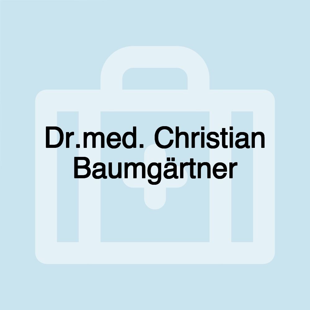 Dr.med. Christian Baumgärtner