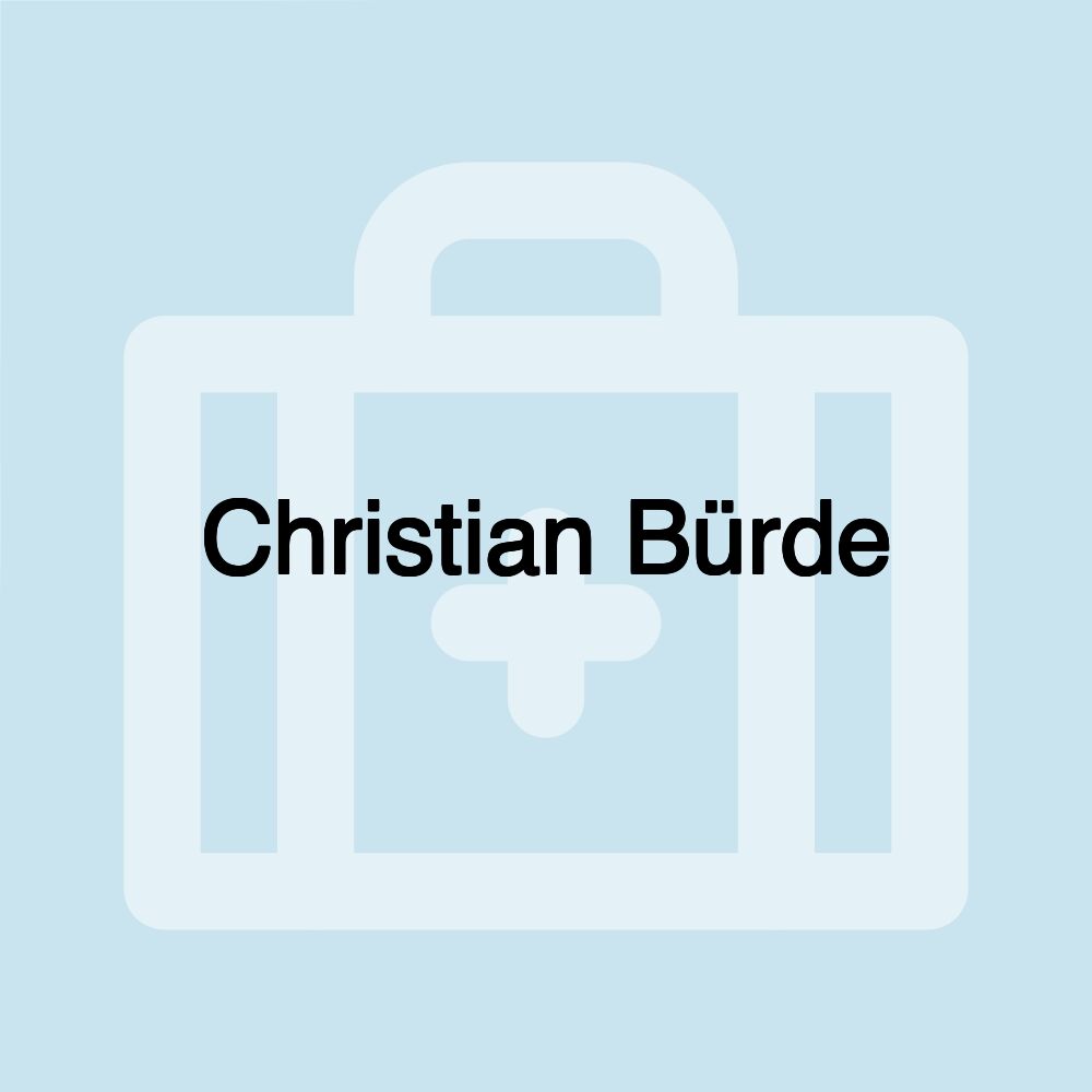 Christian Bürde