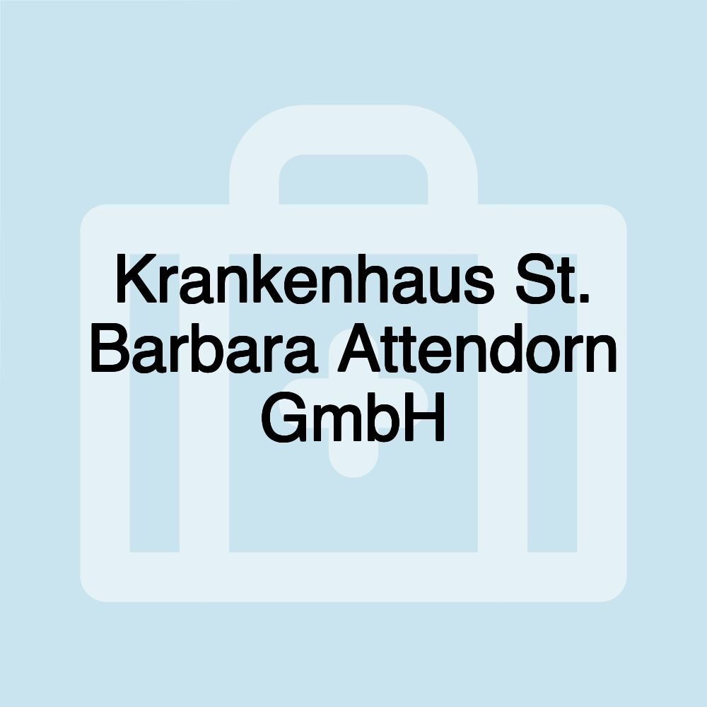 Krankenhaus St. Barbara Attendorn GmbH