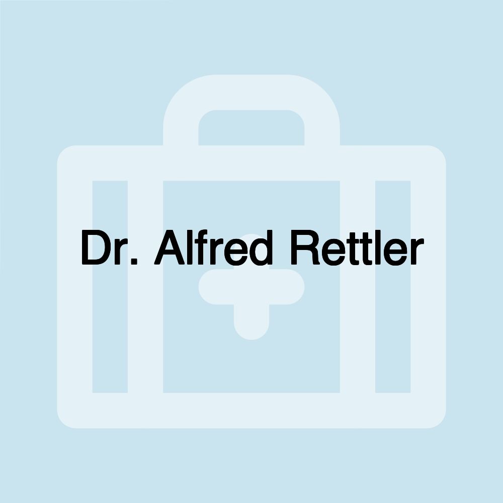 Dr. Alfred Rettler