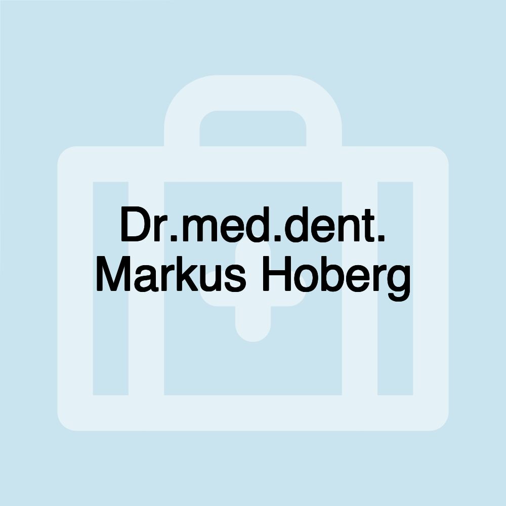 Dr.med.dent. Markus Hoberg