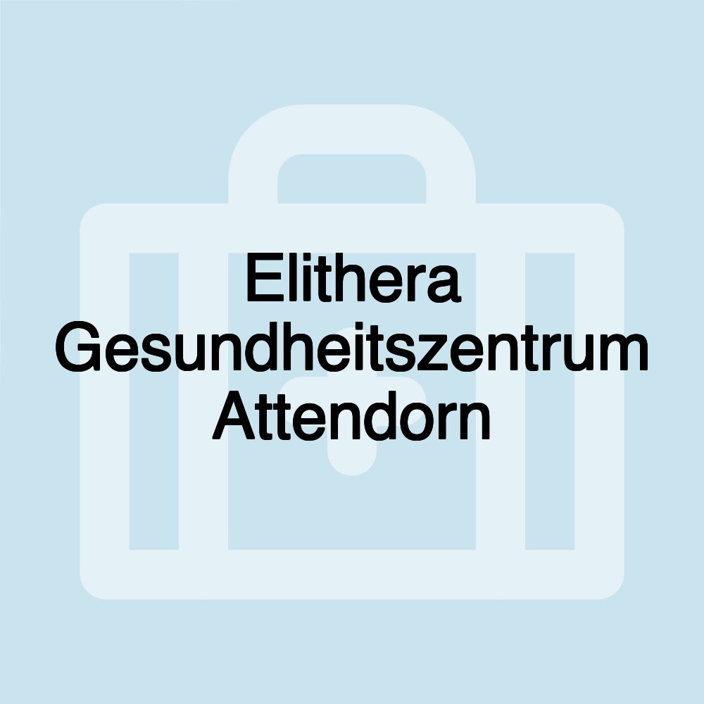 Elithera Gesundheitszentrum Attendorn