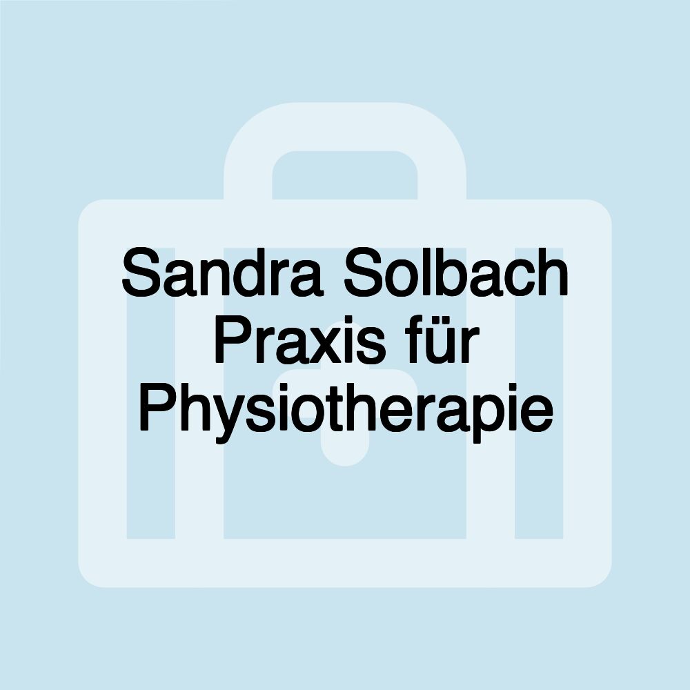 Sandra Solbach Praxis für Physiotherapie