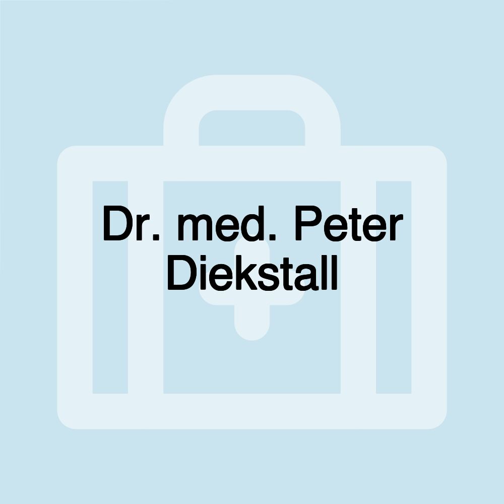 Dr. med. Peter Diekstall