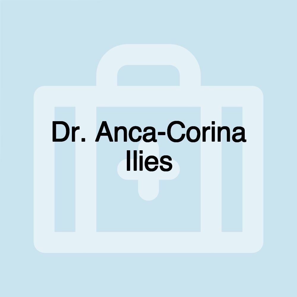 Dr. Anca-Corina Ilies