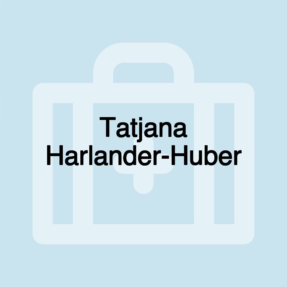 Tatjana Harlander-Huber