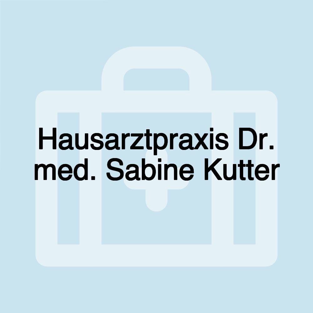 Hausarztpraxis Dr. med. Sabine Kutter