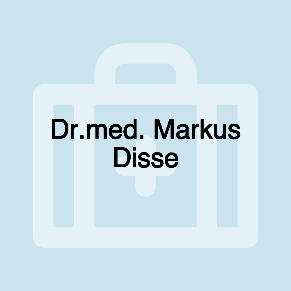 Dr.med. Markus Disse