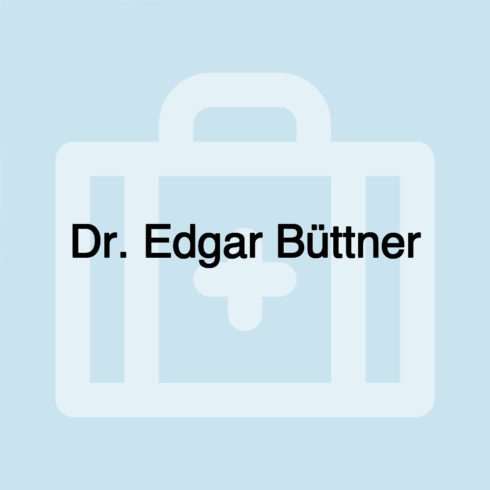 Dr. Edgar Büttner