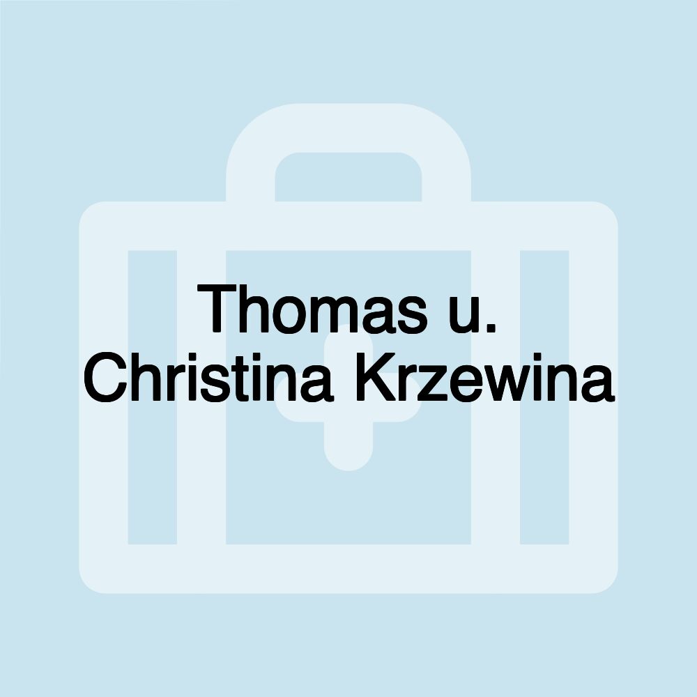 Thomas u. Christina Krzewina