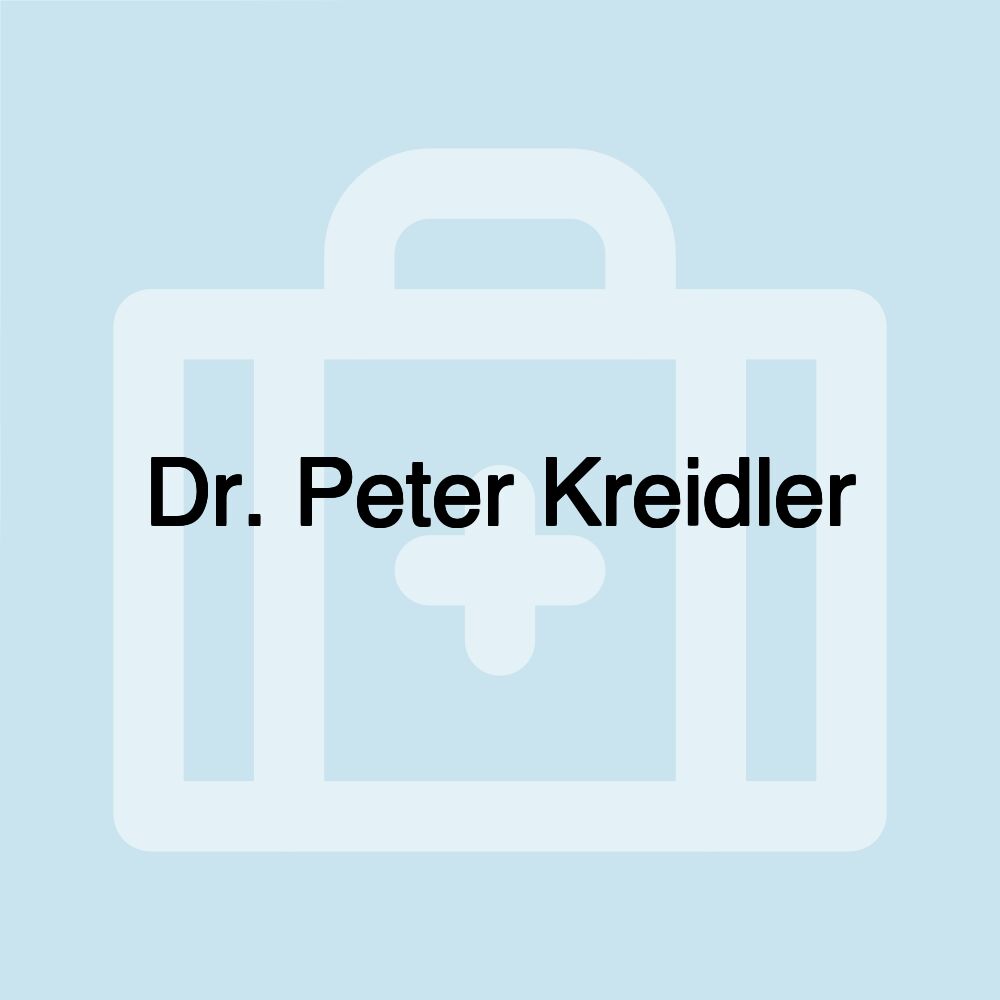 Dr. Peter Kreidler