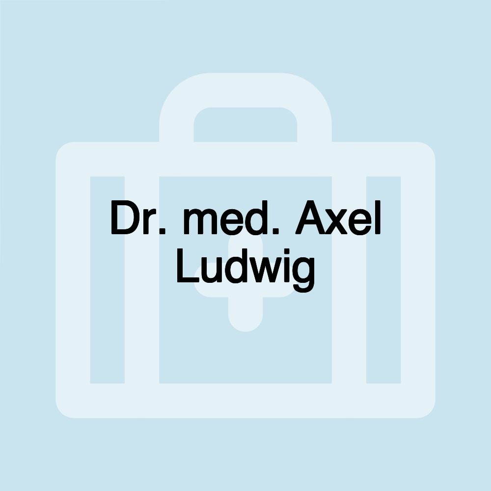 Dr. med. Axel Ludwig