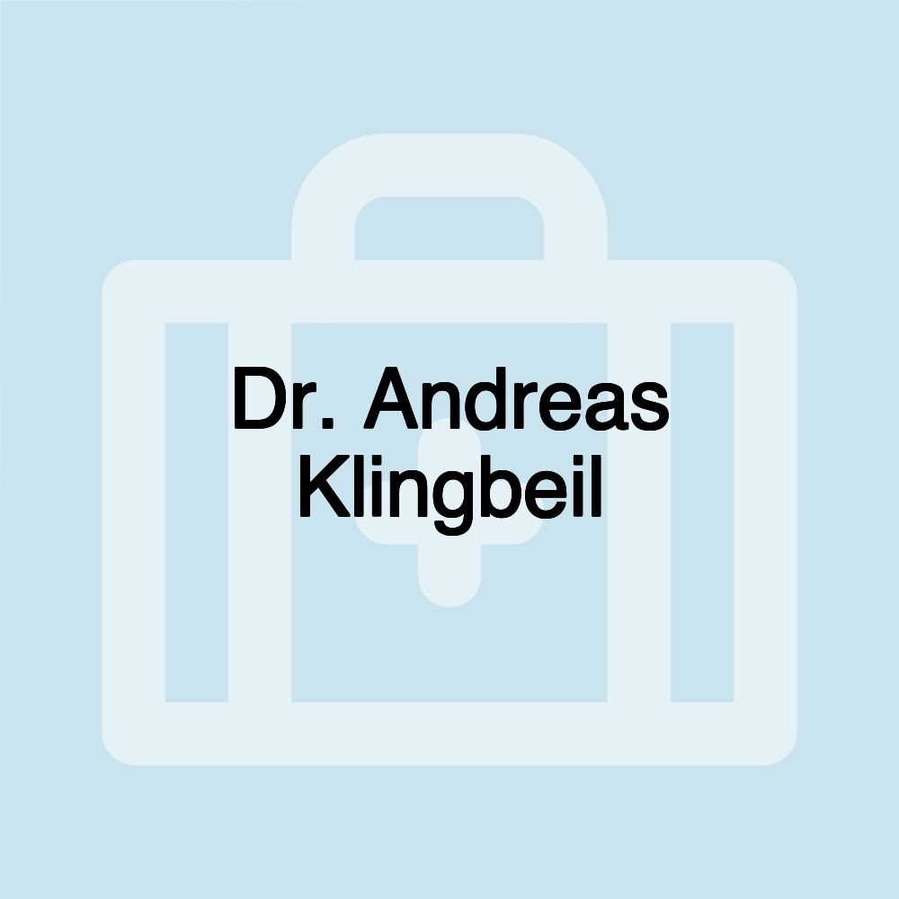 Dr. Andreas Klingbeil