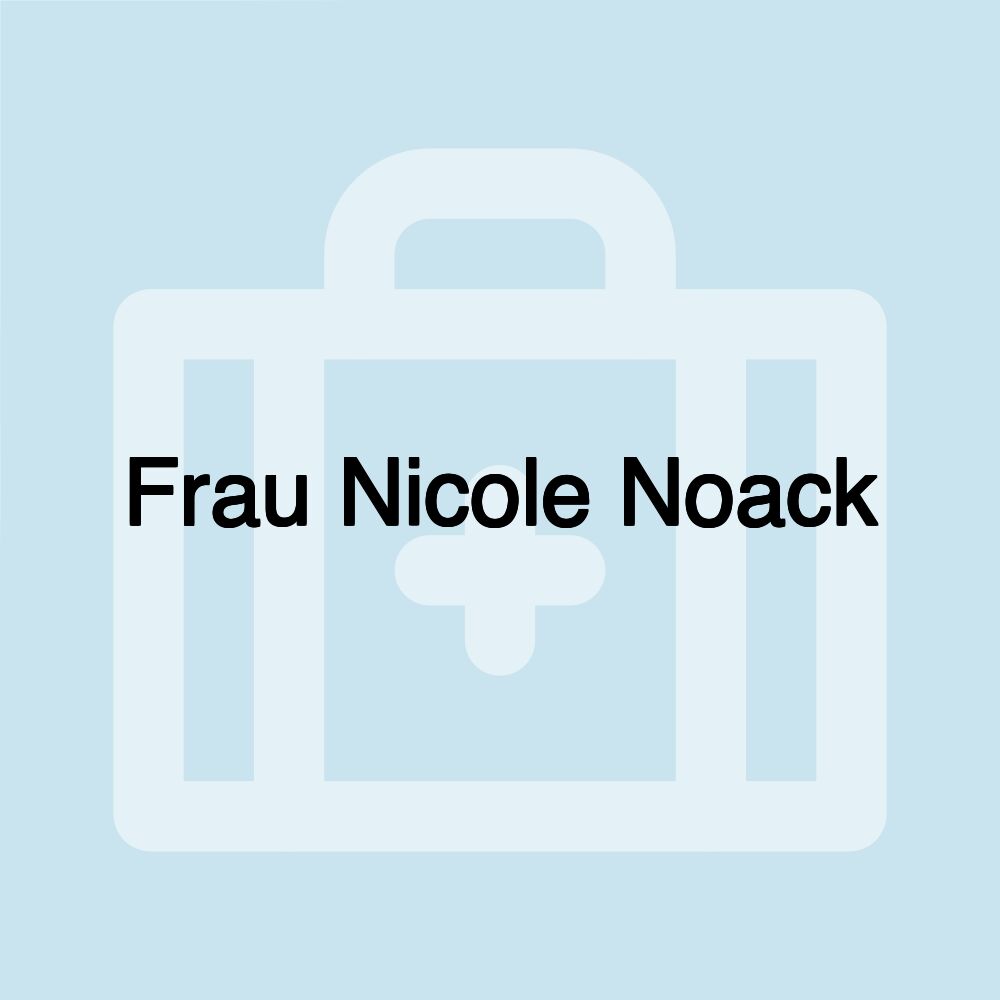 Frau Nicole Noack