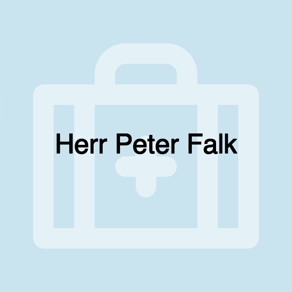 Herr Peter Falk