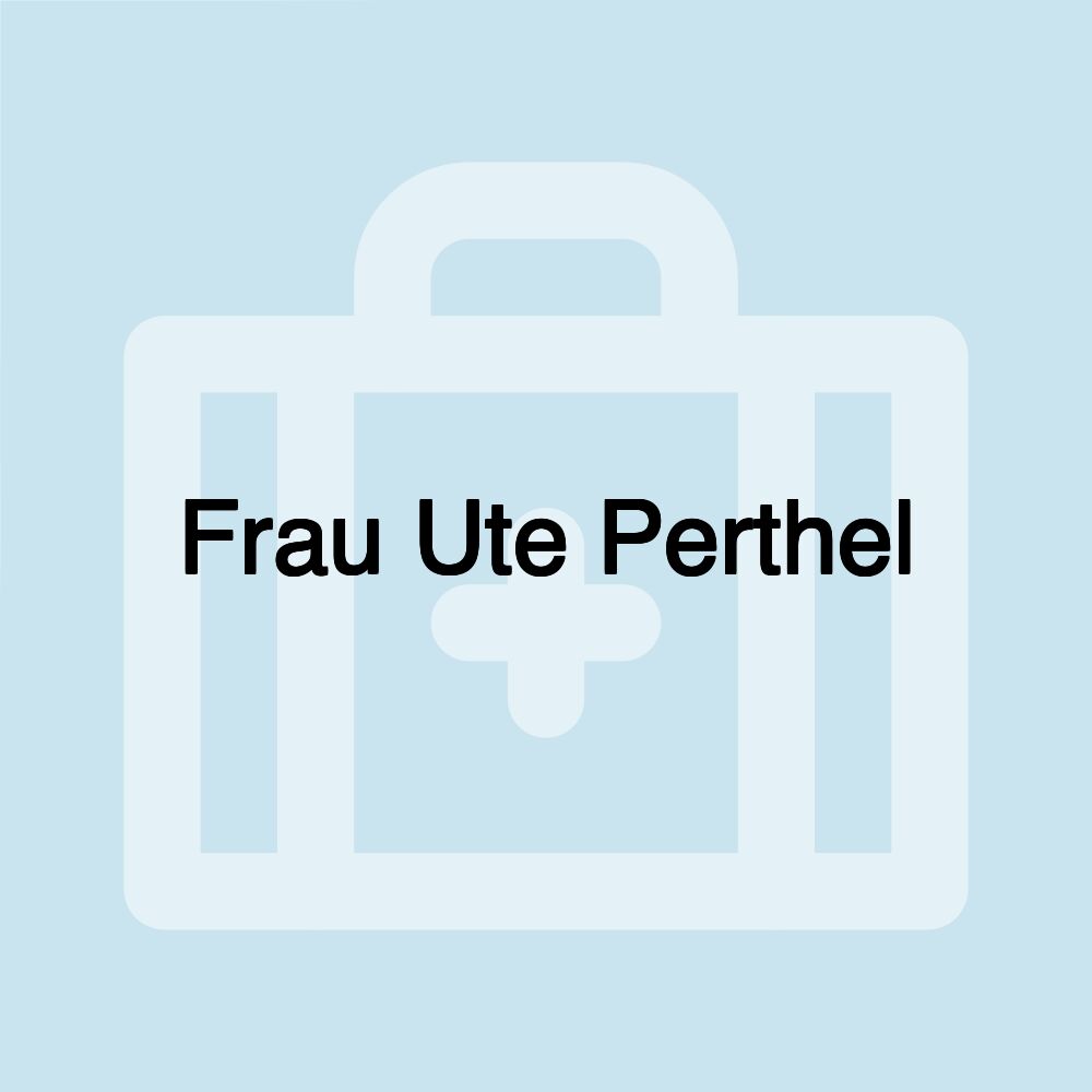 Frau Ute Perthel