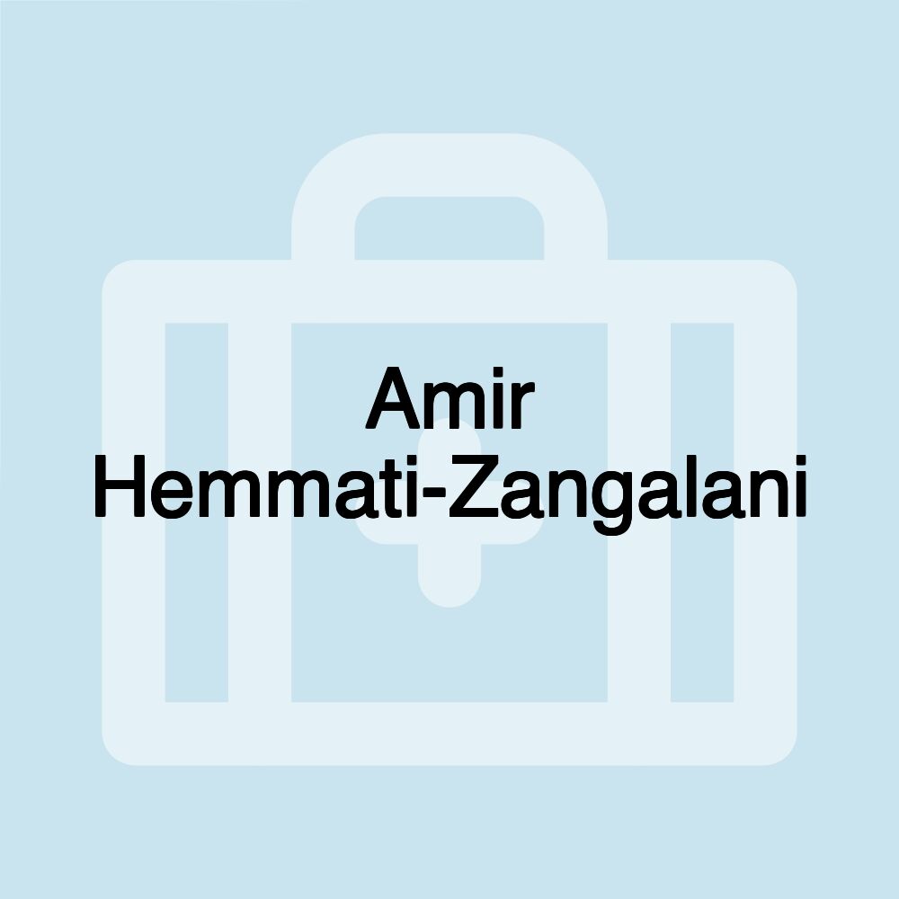 Amir Hemmati-Zangalani