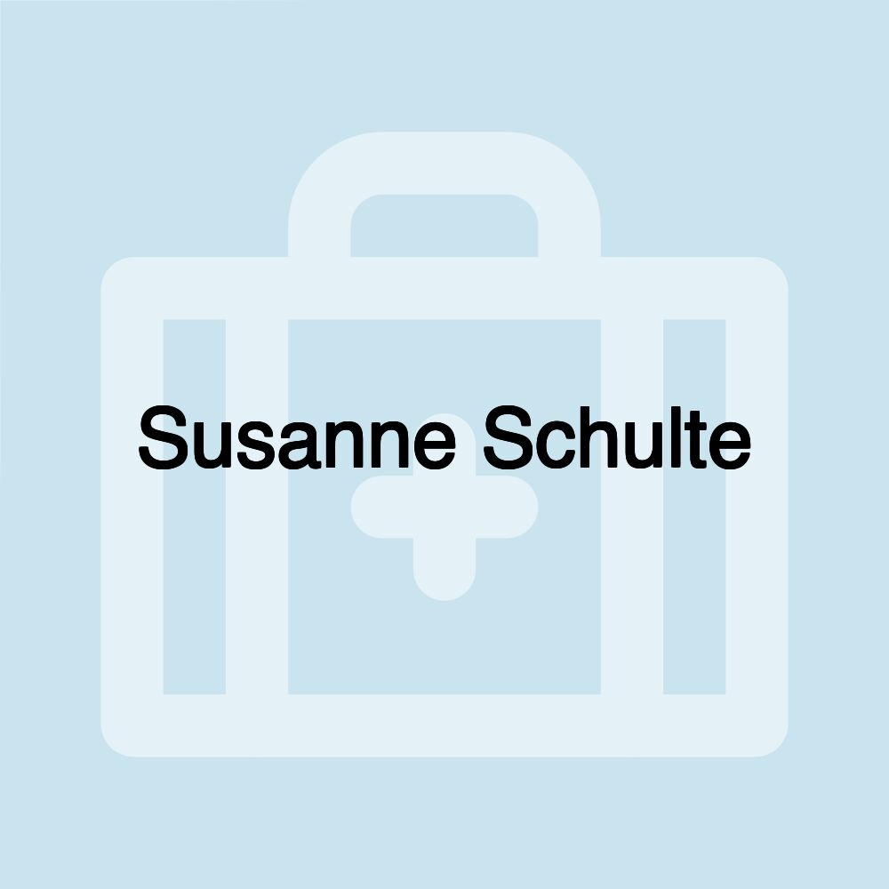 Susanne Schulte