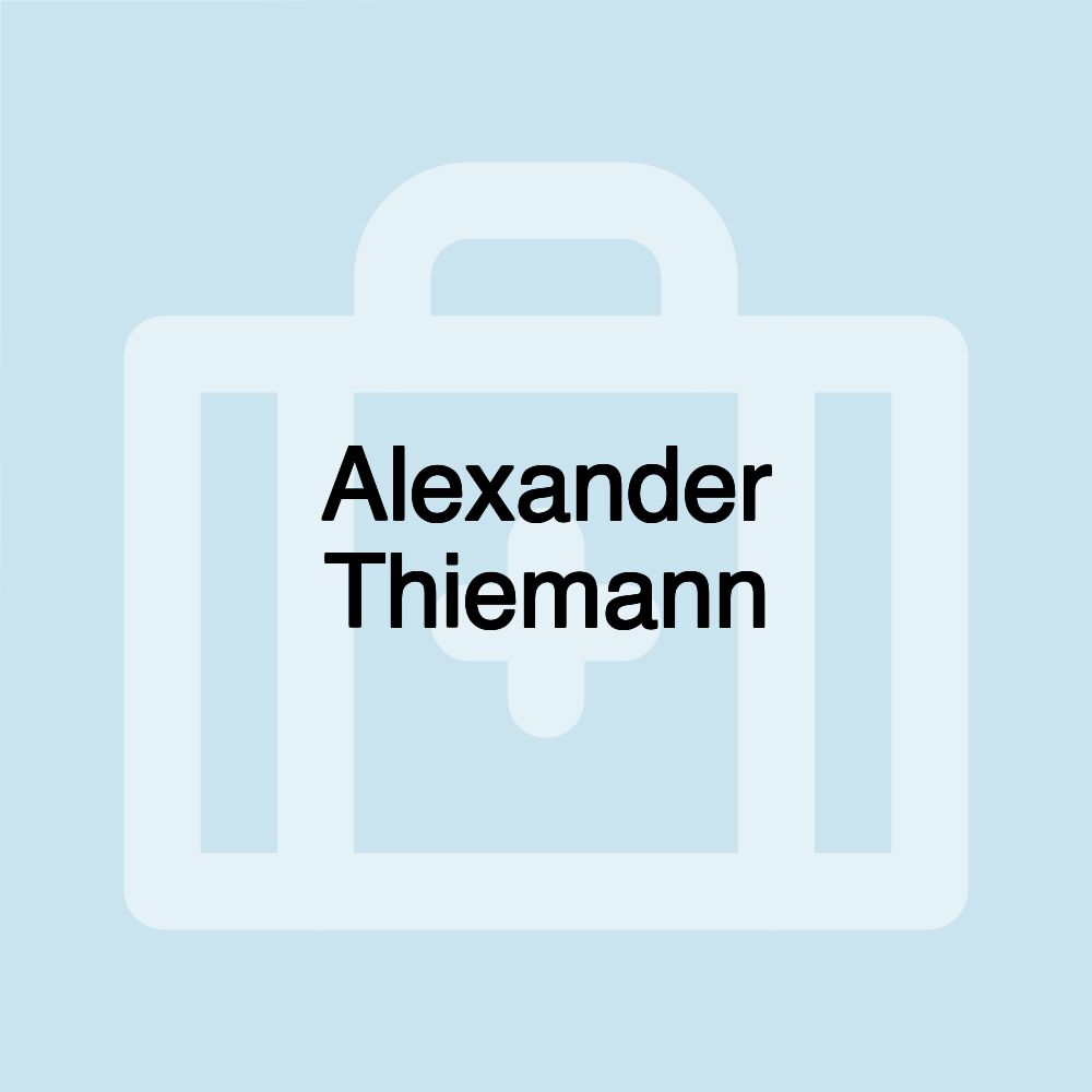 Alexander Thiemann