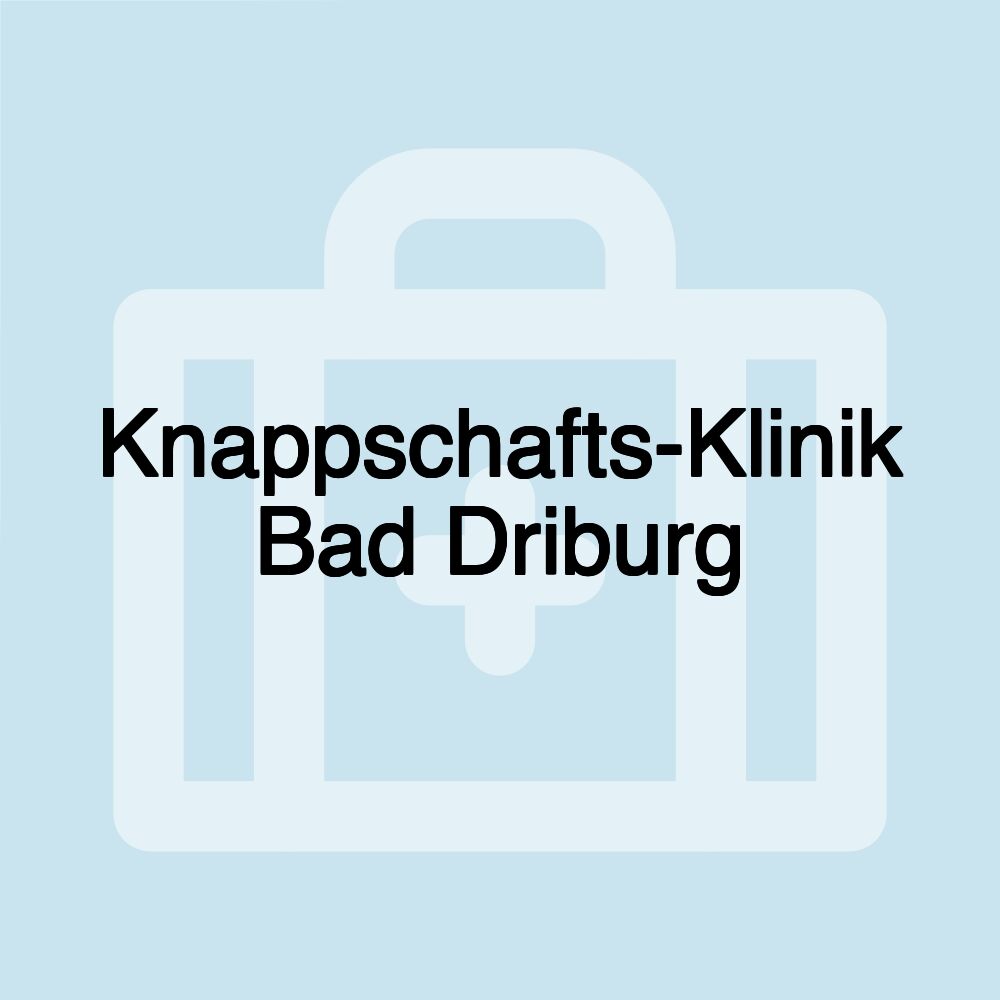 Knappschafts-Klinik Bad Driburg