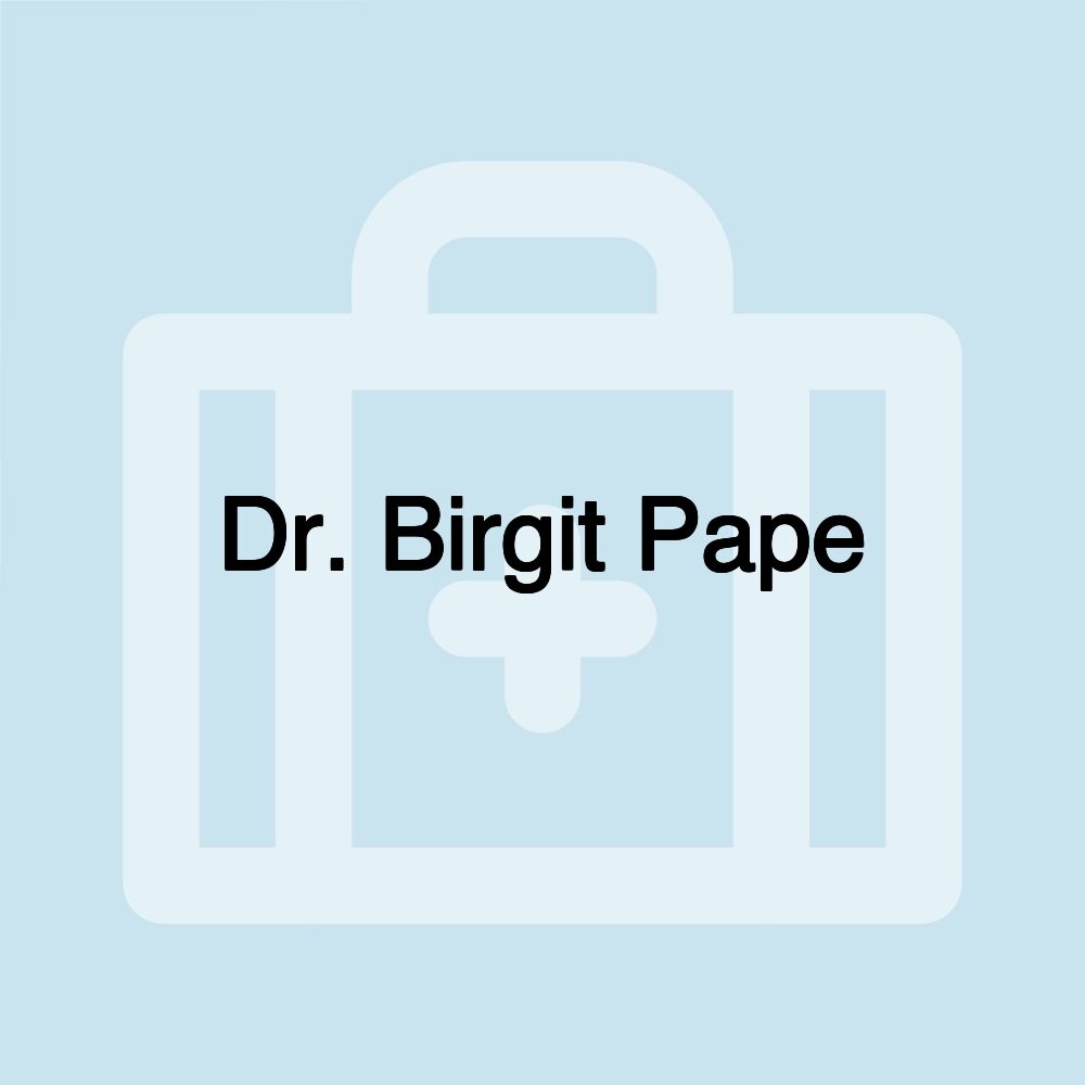 Dr. Birgit Pape