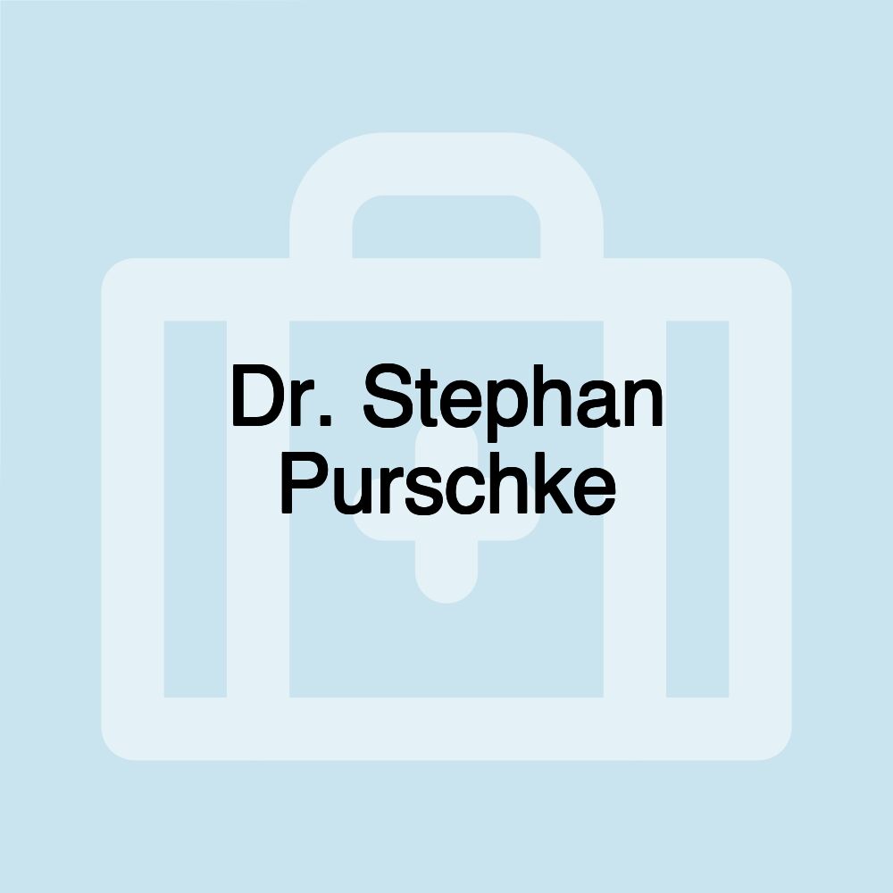 Dr. Stephan Purschke