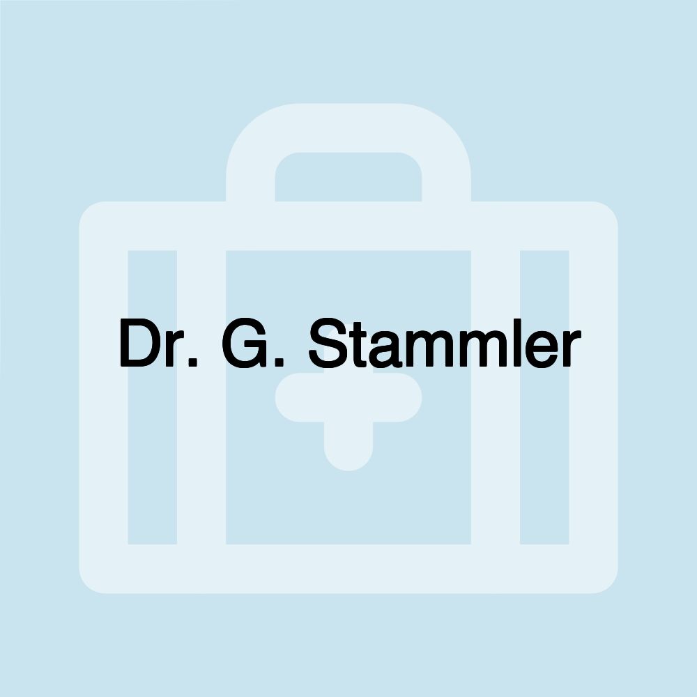 Dr. G. Stammler