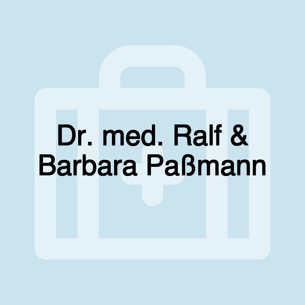 Dr. med. Ralf & Barbara Paßmann