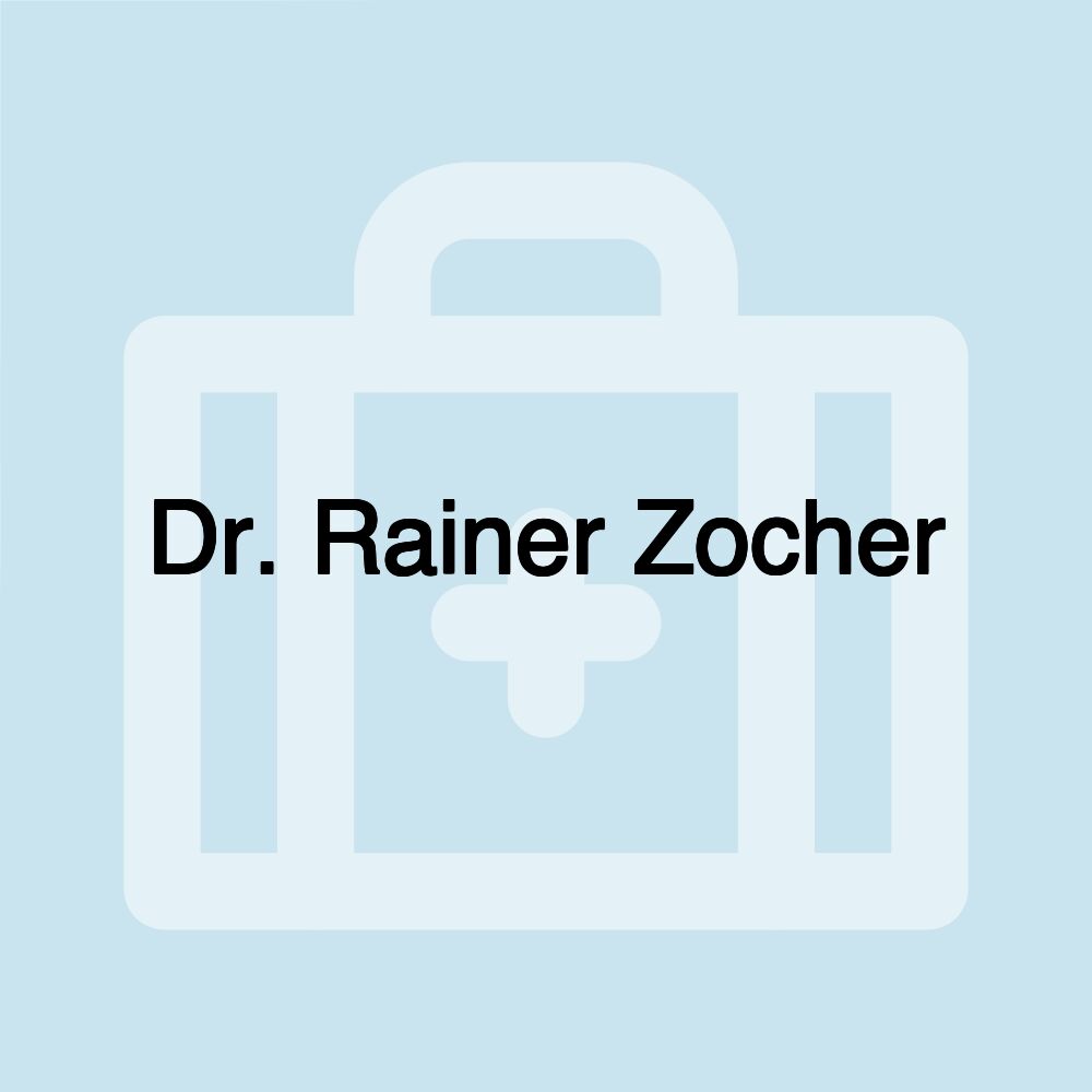 Dr. Rainer Zocher