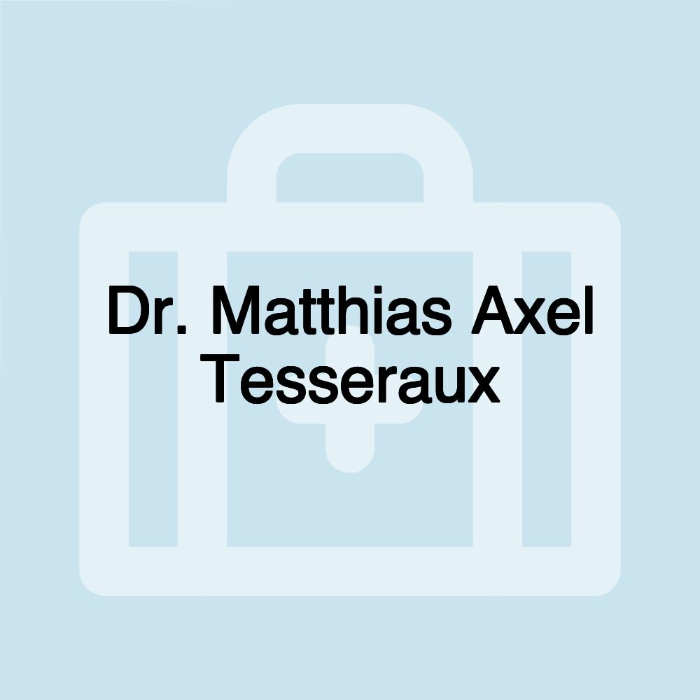 Dr. Matthias Axel Tesseraux