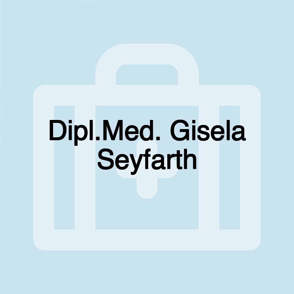 Dipl.Med. Gisela Seyfarth